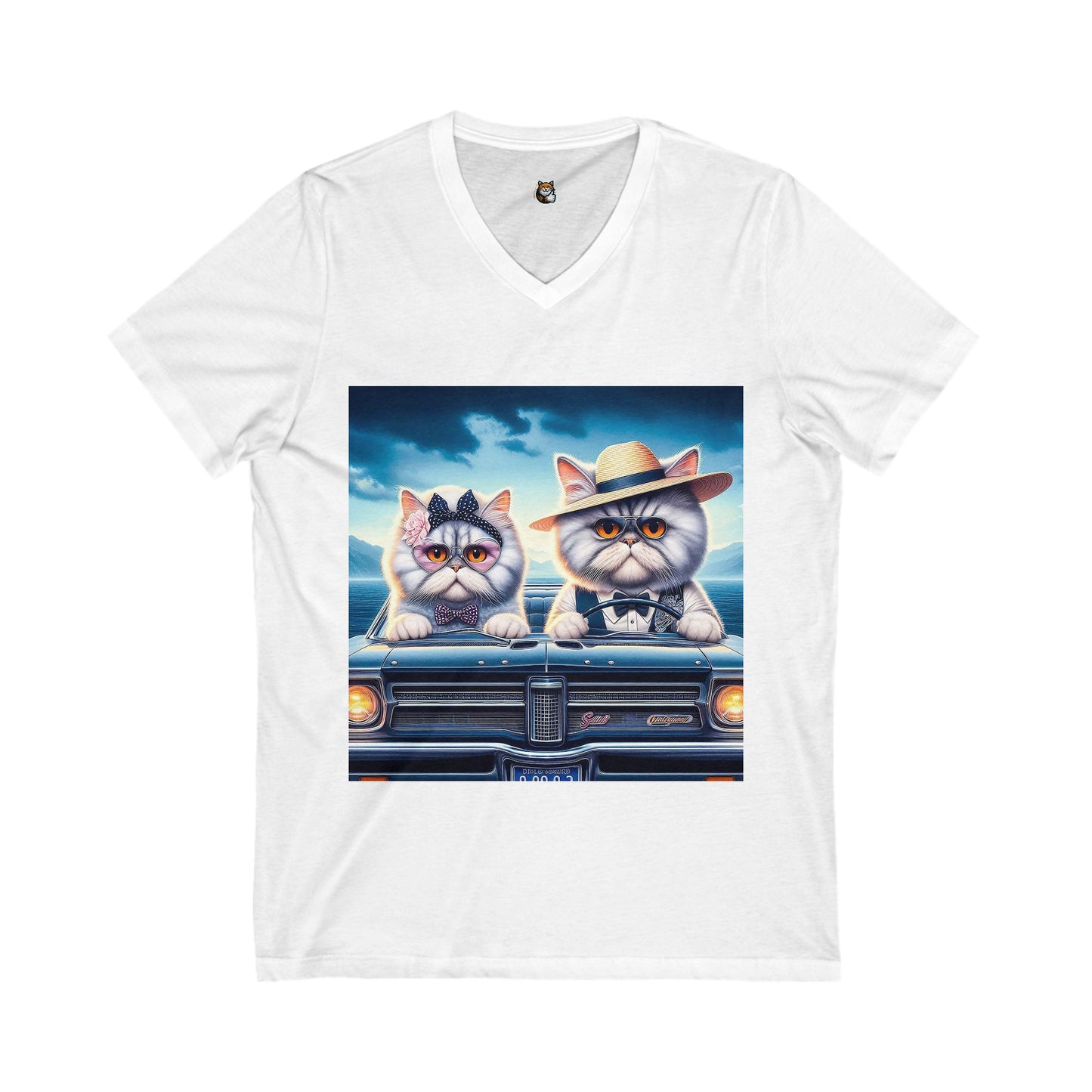 - Selkirk Rex V-Neck old fashioned couple
