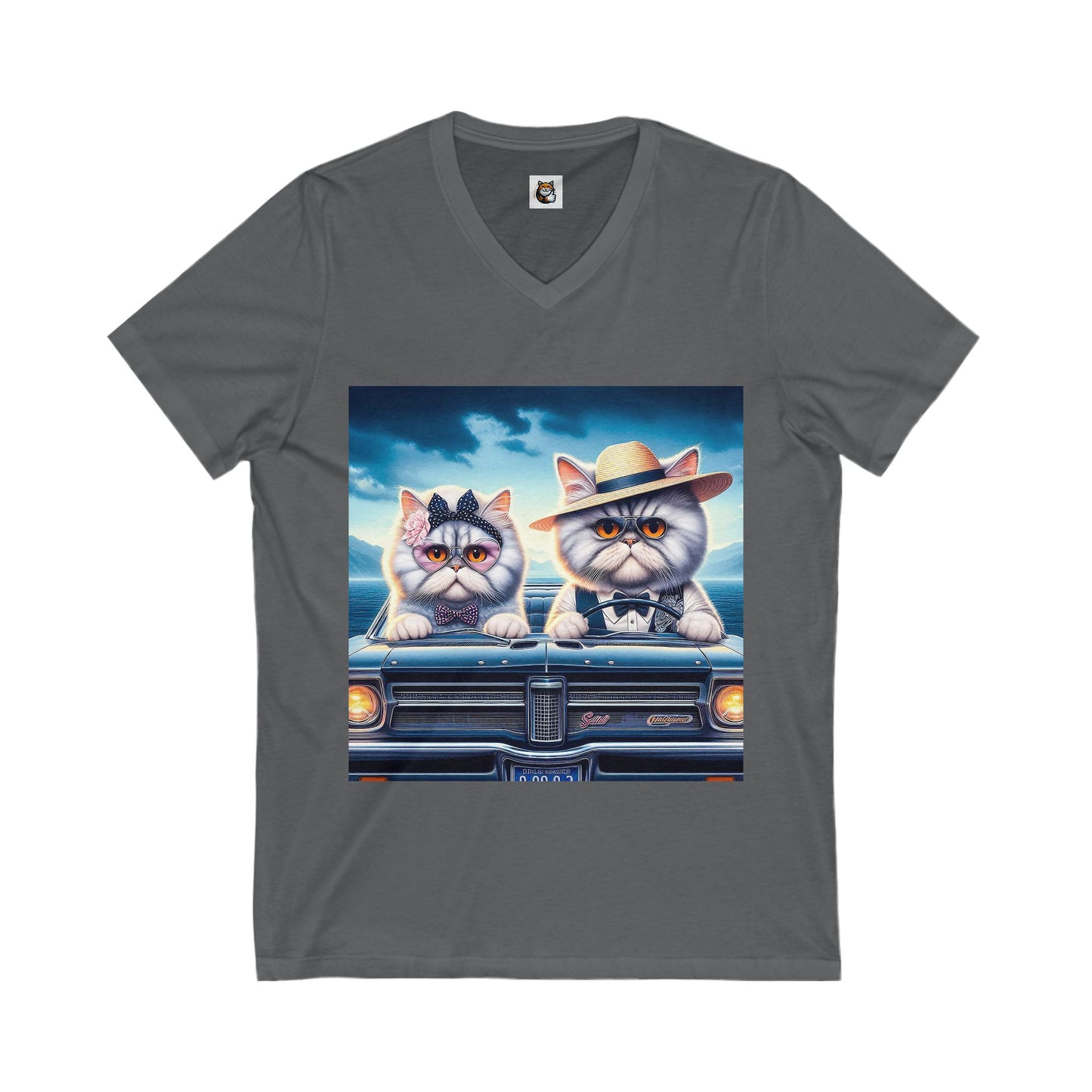 - Selkirk Rex V-Neck old fashioned couple
