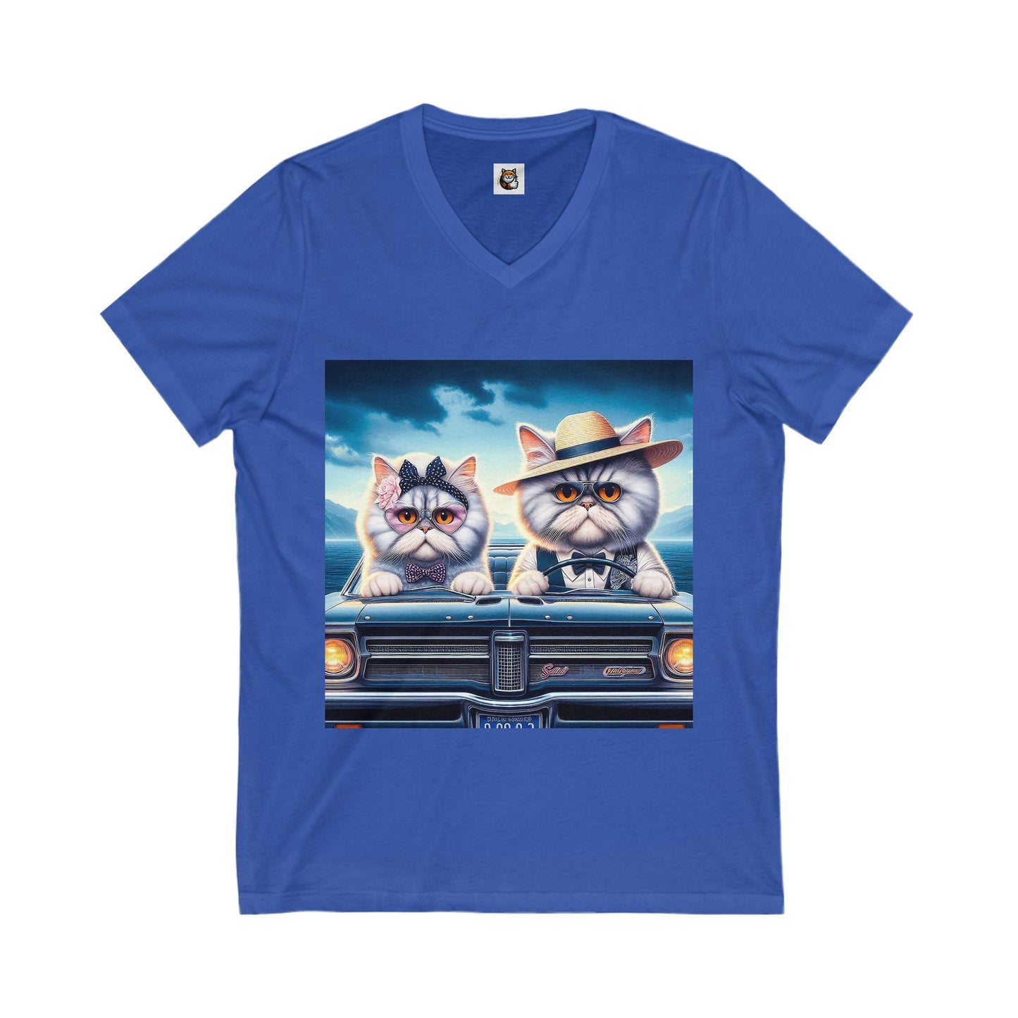 - Selkirk Rex V-Neck old fashioned couple