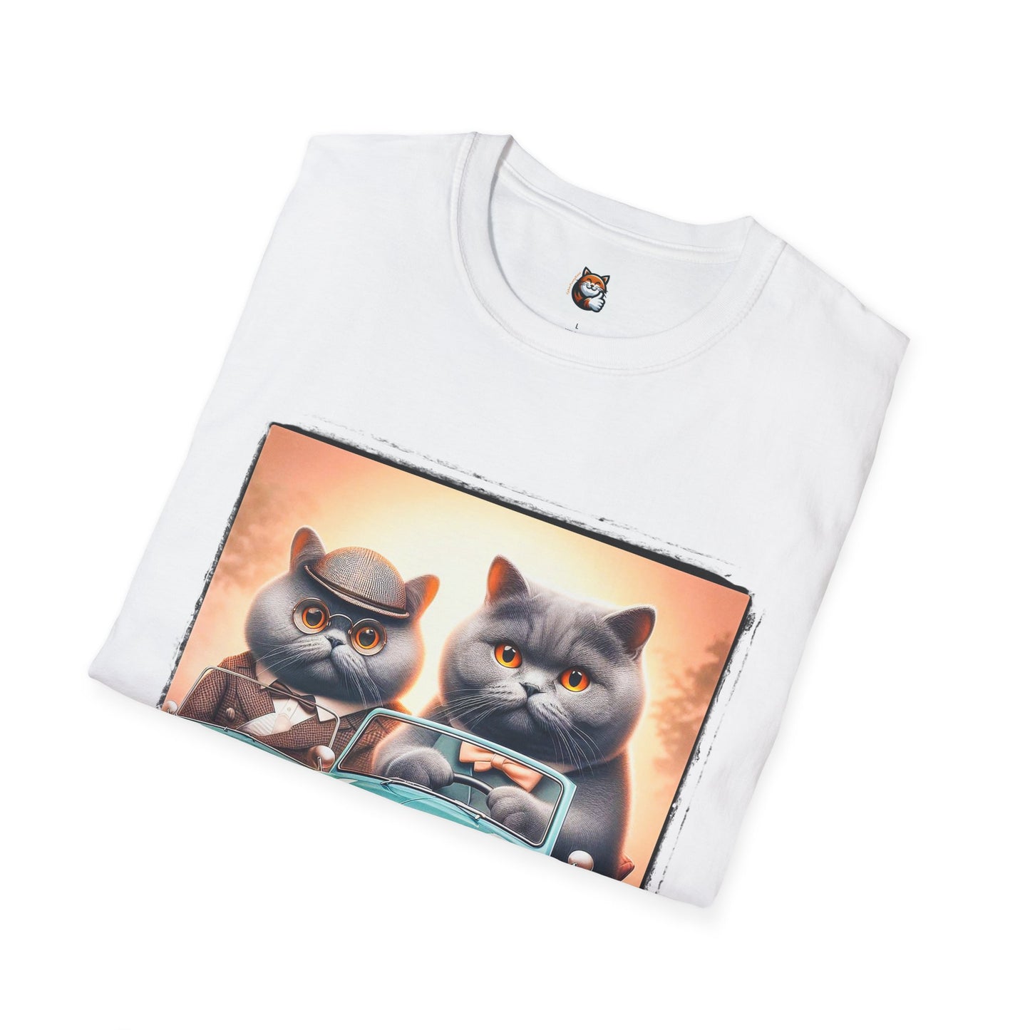 Wacky British Shorthair Unisex Softstyle T-Shirt