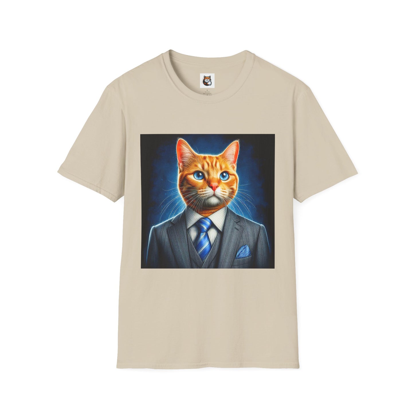Domestic Cat Unisex suit and tie T-Shirt