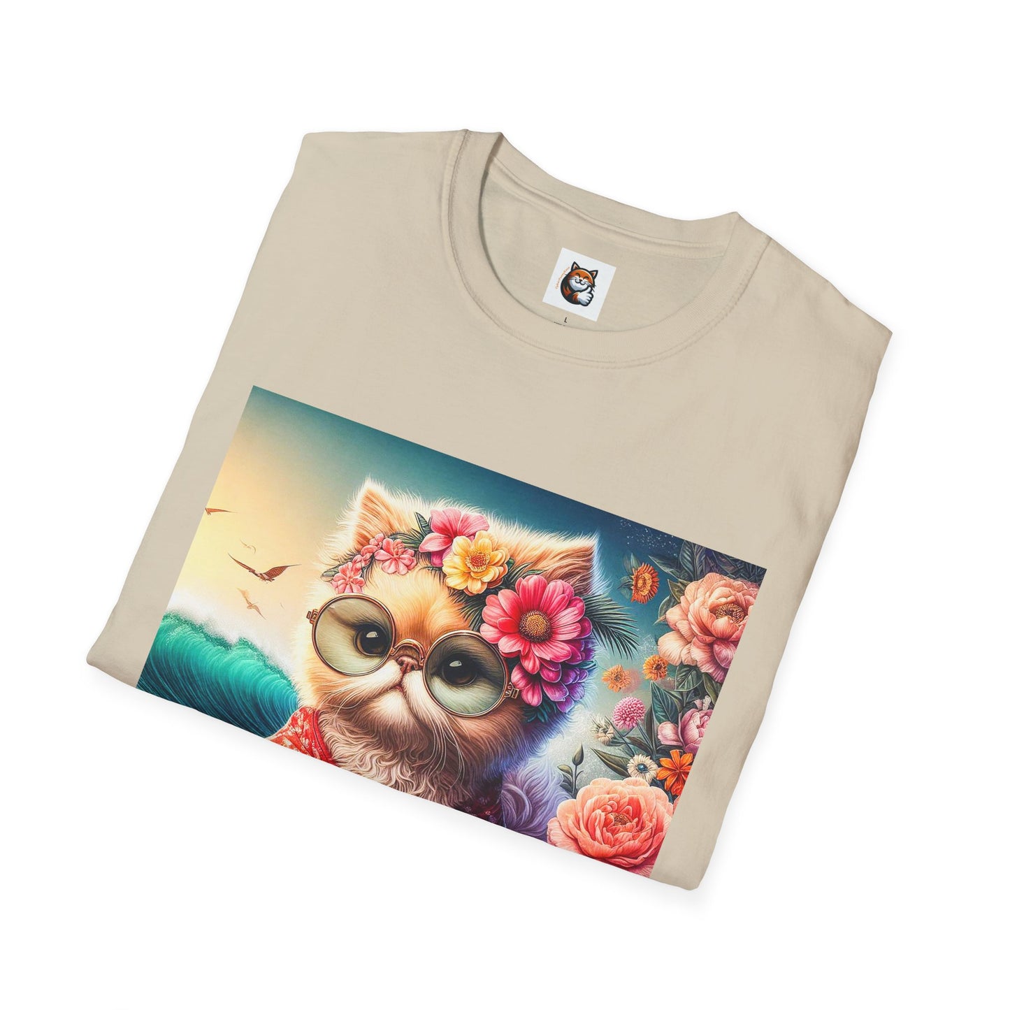 Selkirk Rex Cat T-Shirt beach babe