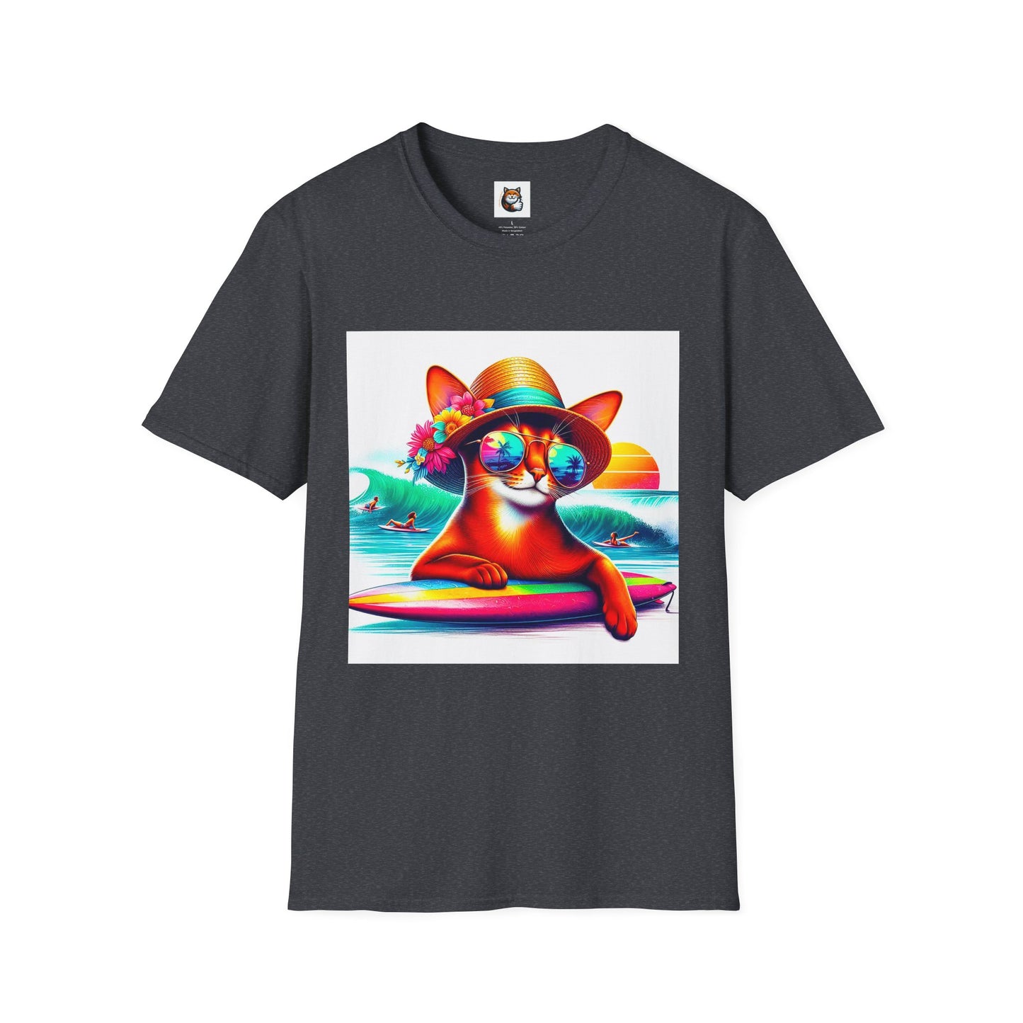 Abyssinian surfer Softstyle T-Shirt