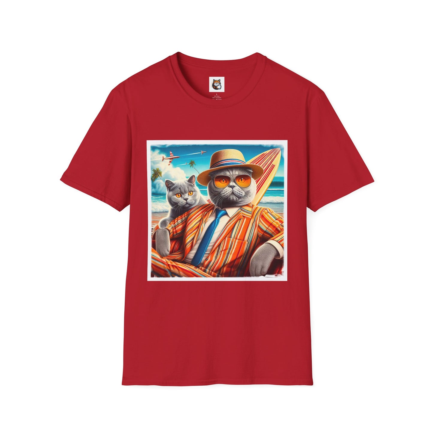British Shorthair man in suit Softstyle T-Shirt