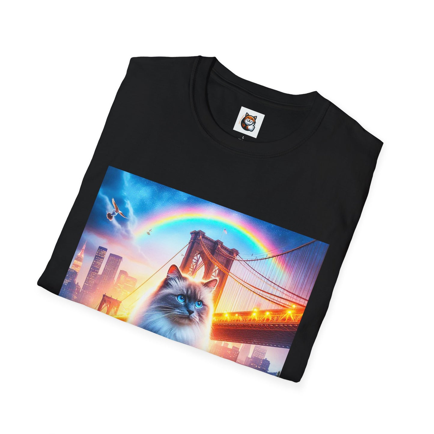Ragdoll Unisex  rainbow bridge T-Shirt
