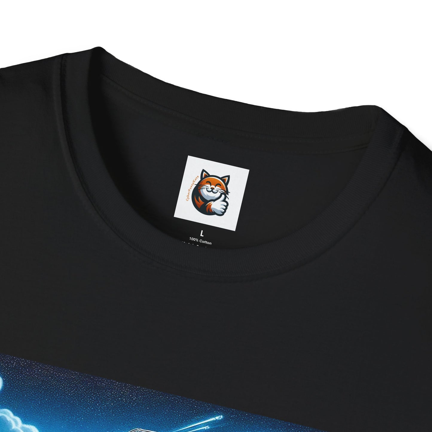 Russian Blue Cat pretty night T-Shirt