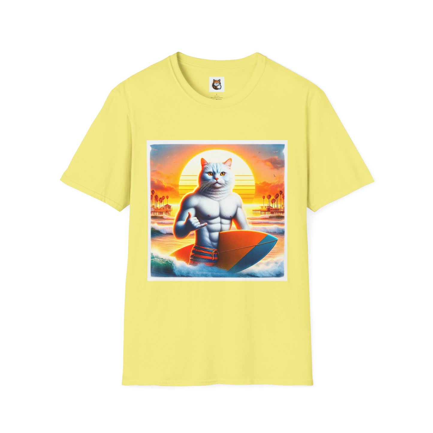Domestic Cat Unisex Softstyle T-Shirt