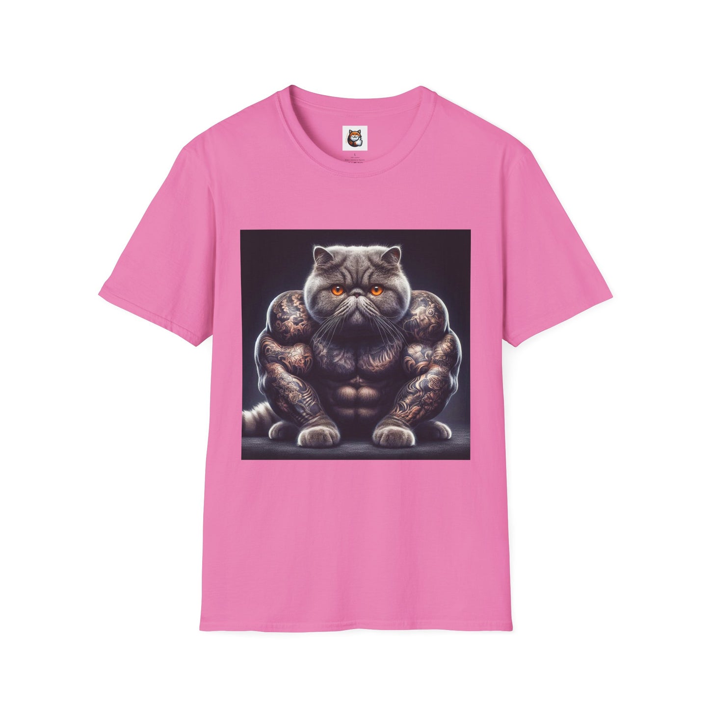Exotic Shorthair Cat Unisex Softstyle T-Shirt