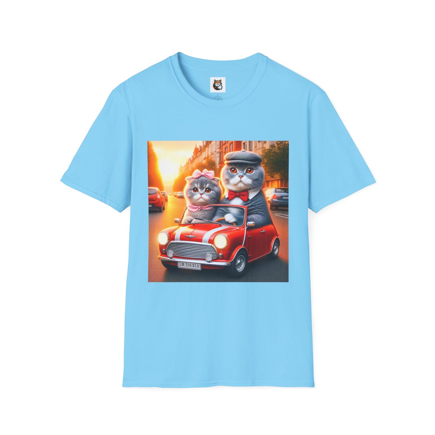 Scottish Fold tiny car  T-Shirt