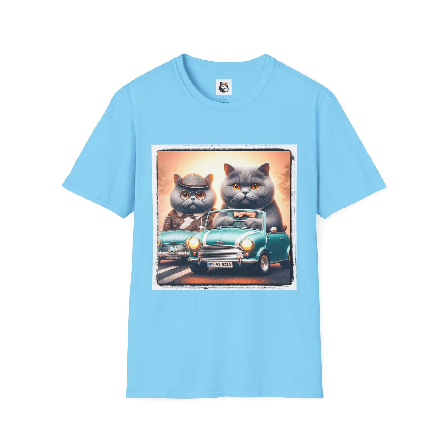 Wacky British Shorthair Unisex Softstyle T-Shirt