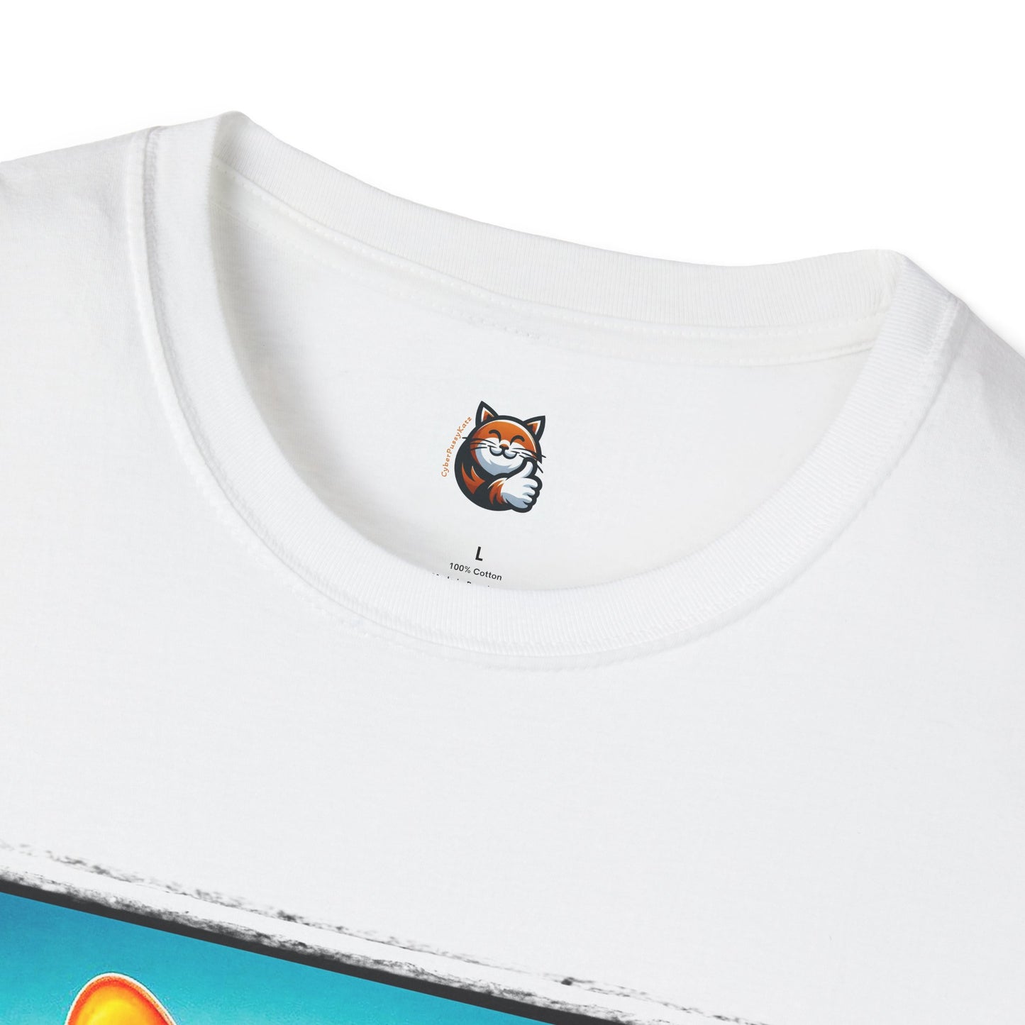 Cornish Rex Cat beach surfer  T-Shirt
