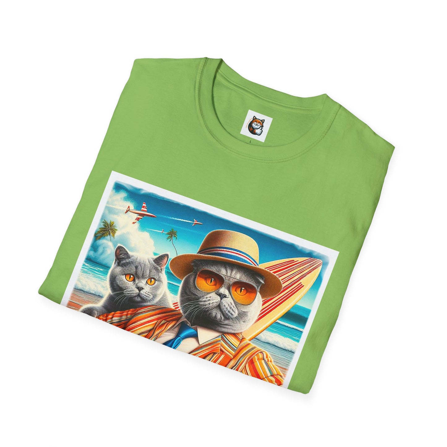 British Shorthair man in suit Softstyle T-Shirt