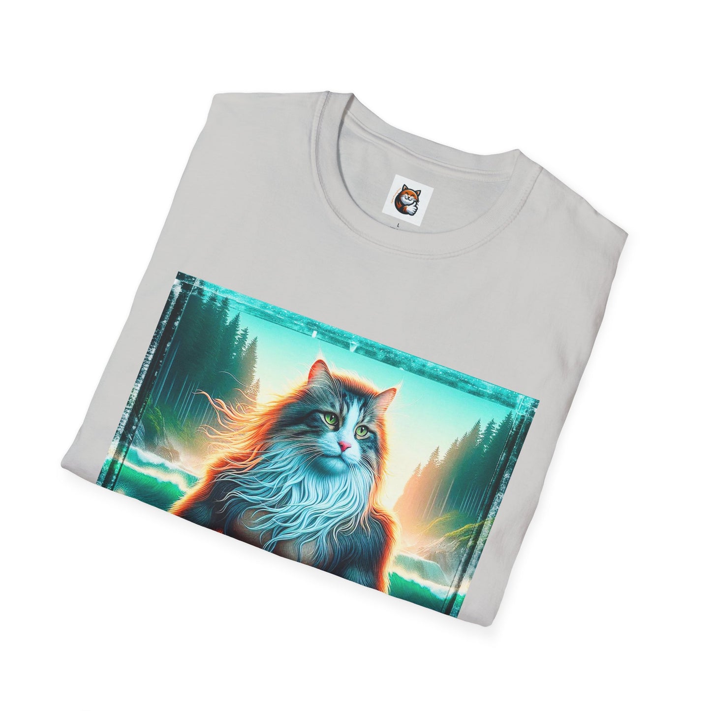 Norwegian Forest Cat Unisex Softstyle T-Shirt
