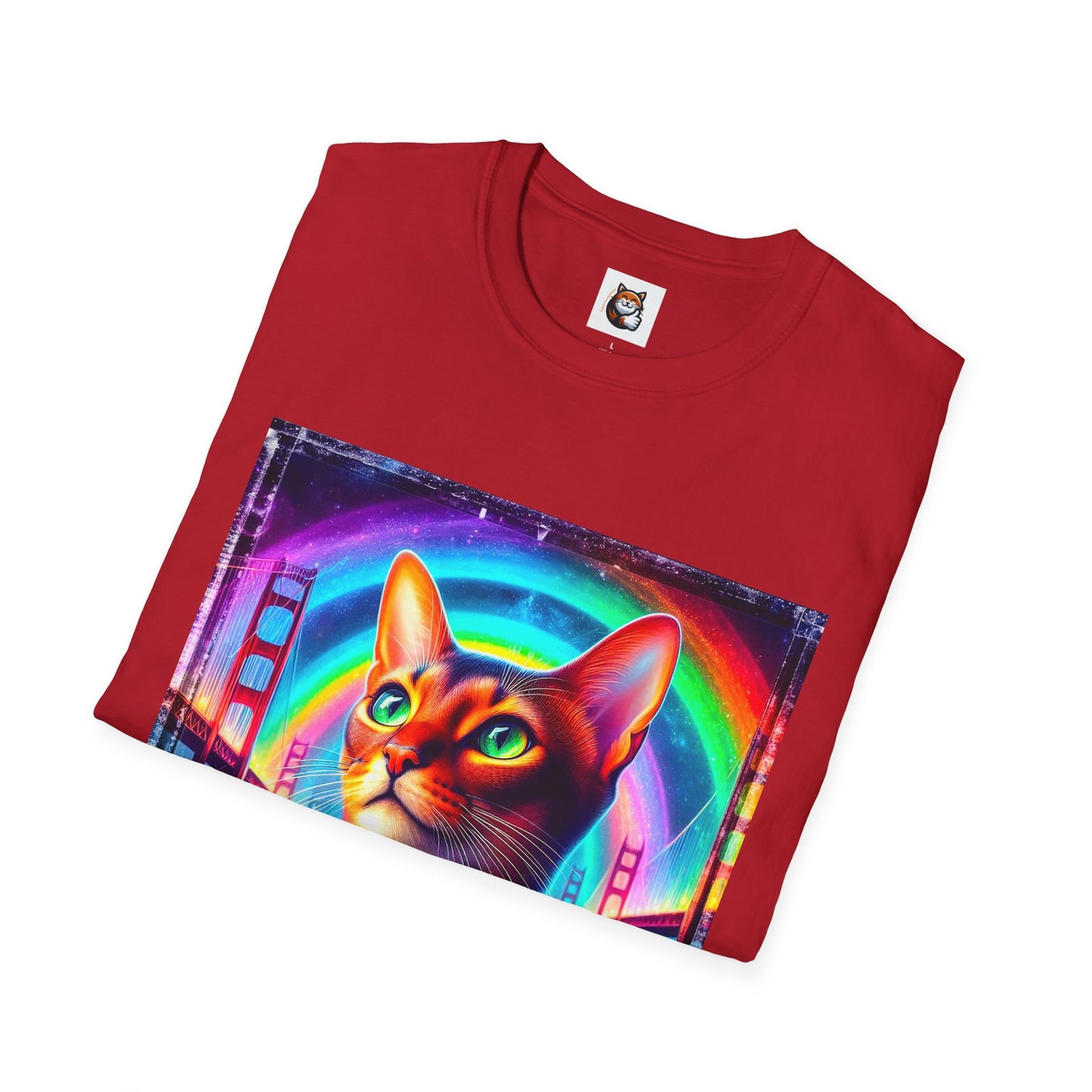 Abyssinian rainbow Softstyle T-Shirt