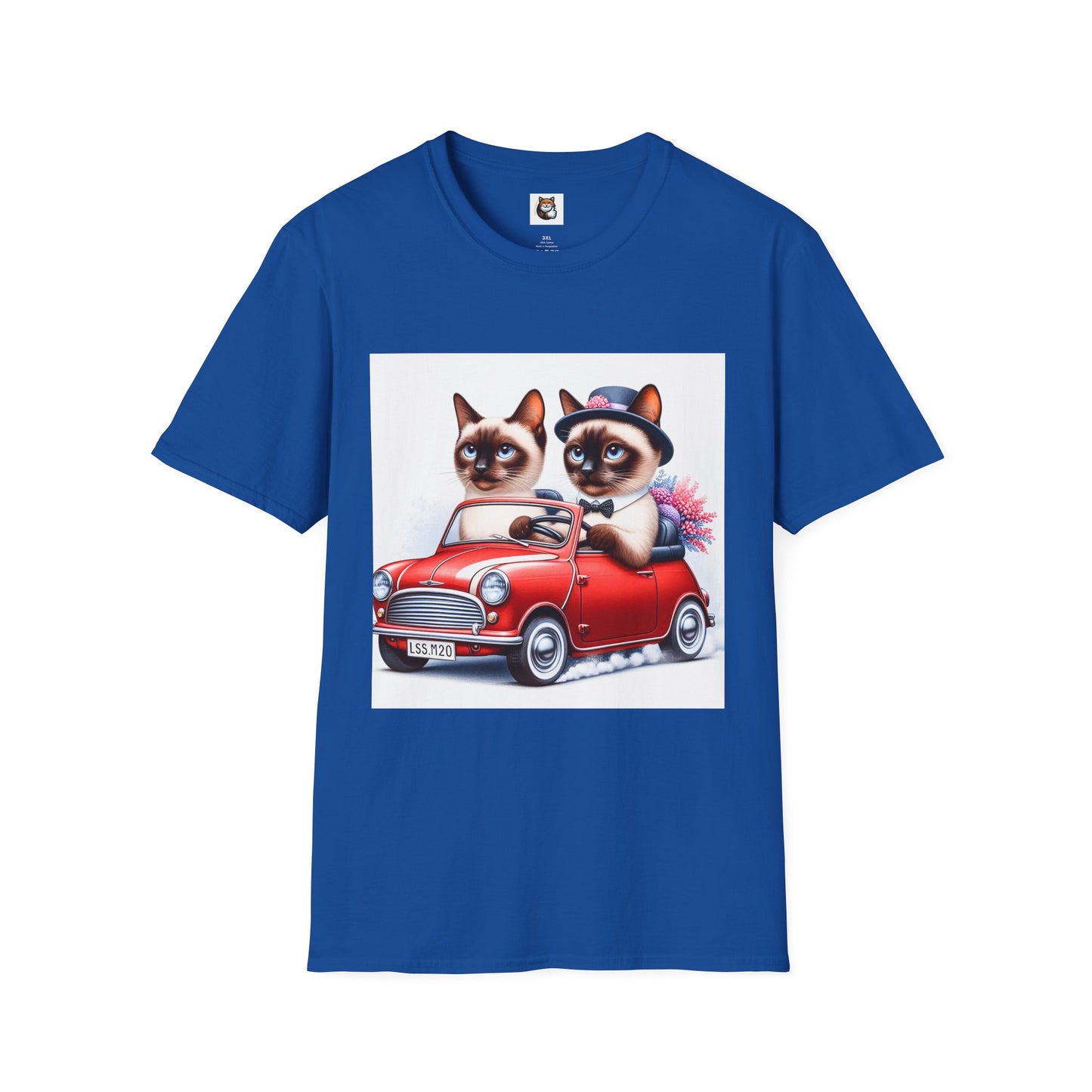 Wacky Siamese Cat friends driving