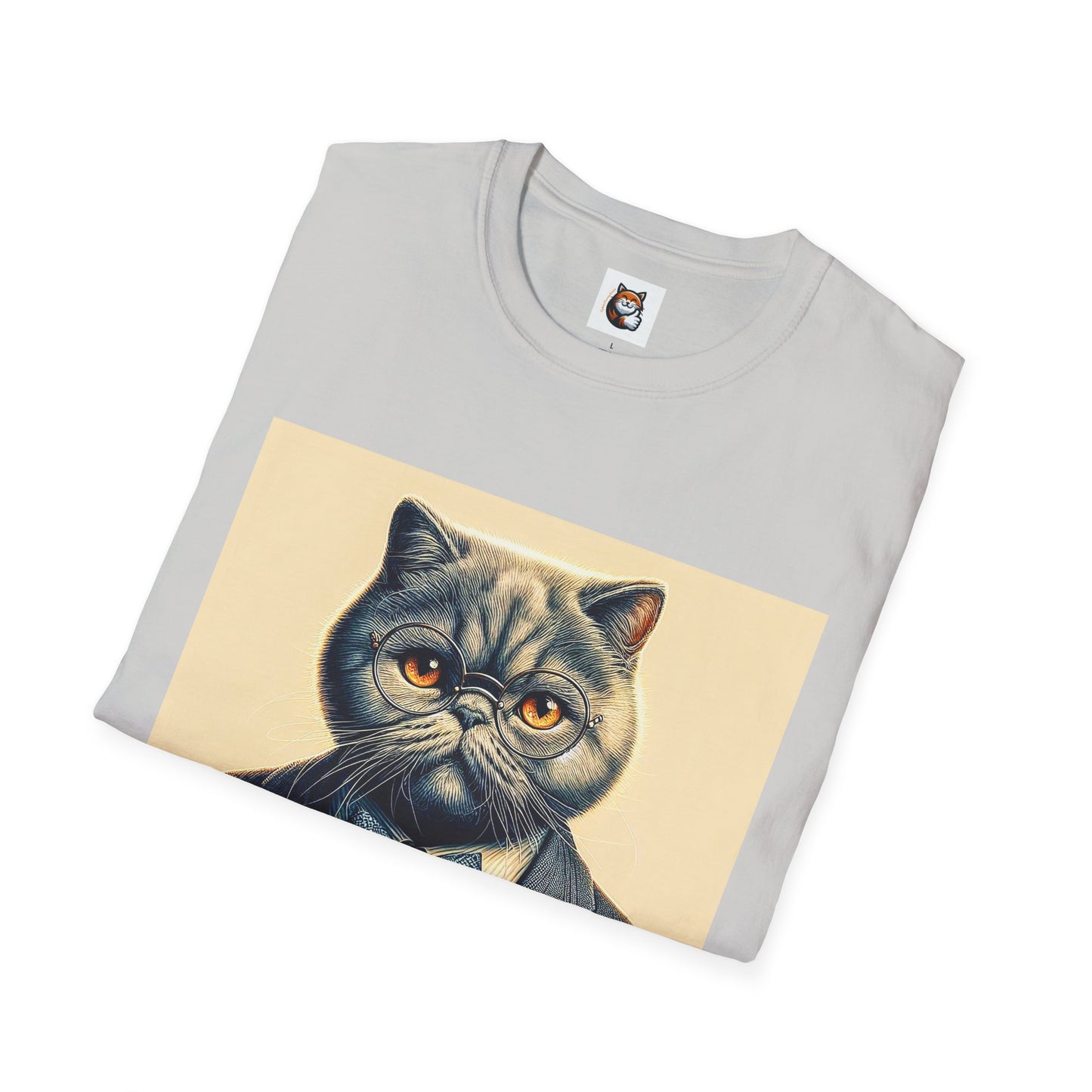 Selkirk Rex Cat T-Shirt business professional