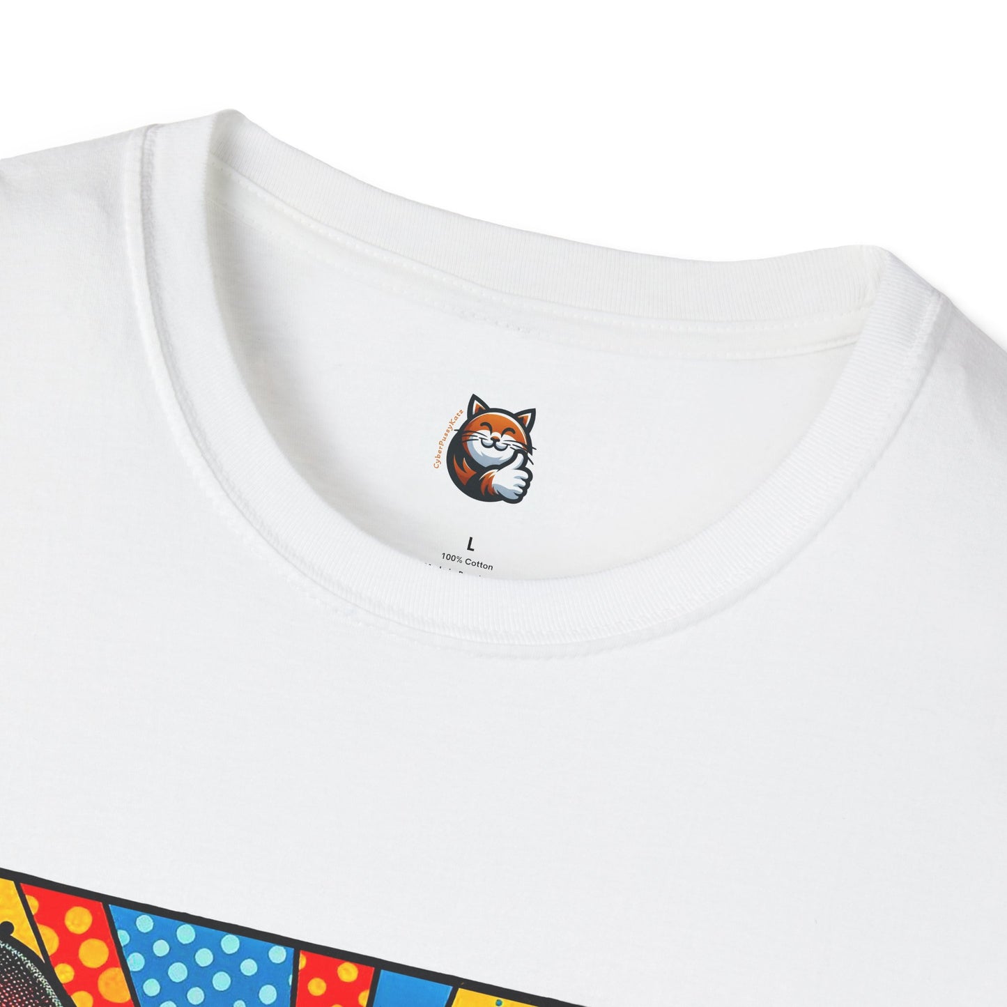 Devon Rex Comic book  Unisex Softstyle T-Shirt