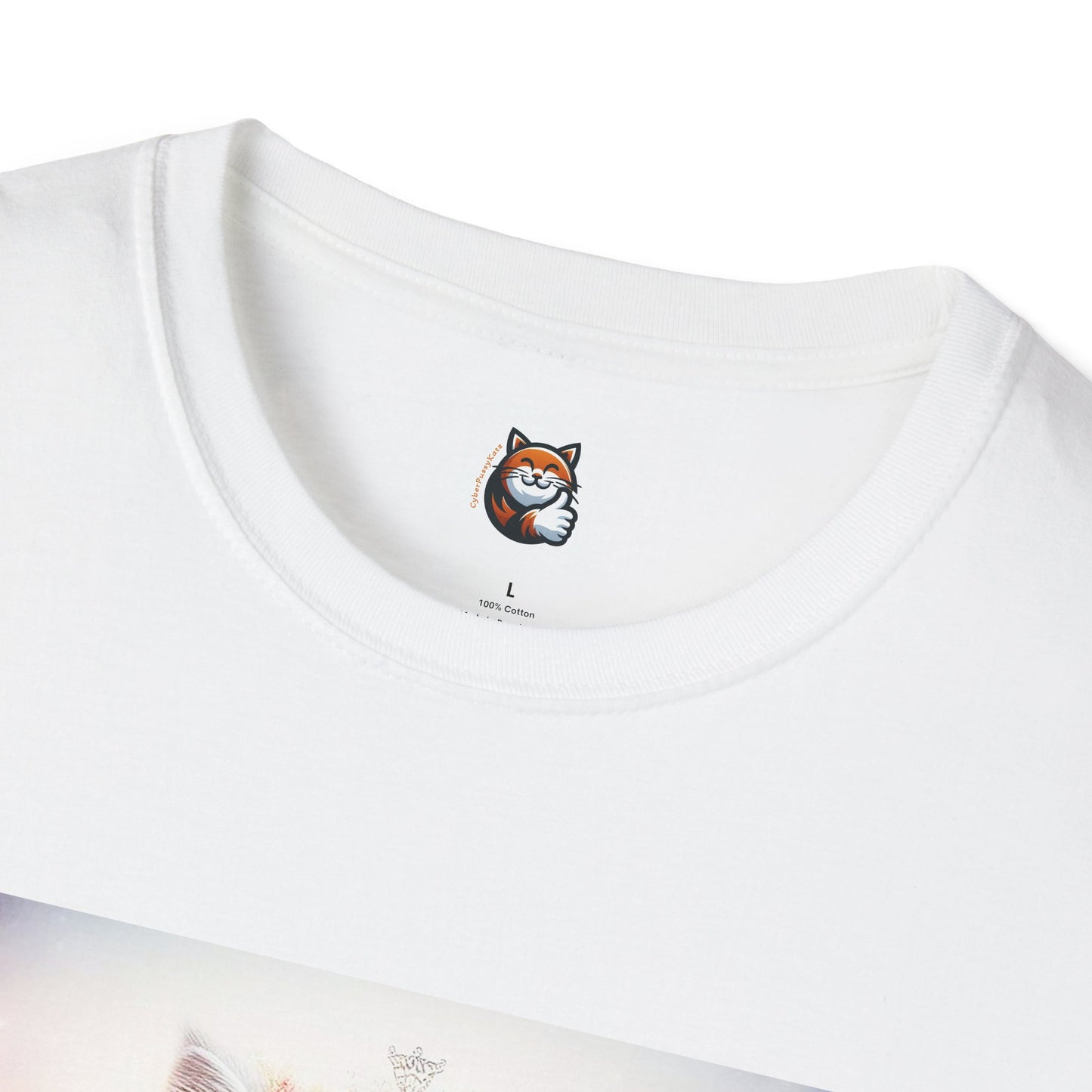 Selkirk Rex Cat T-Shirt flower Angel