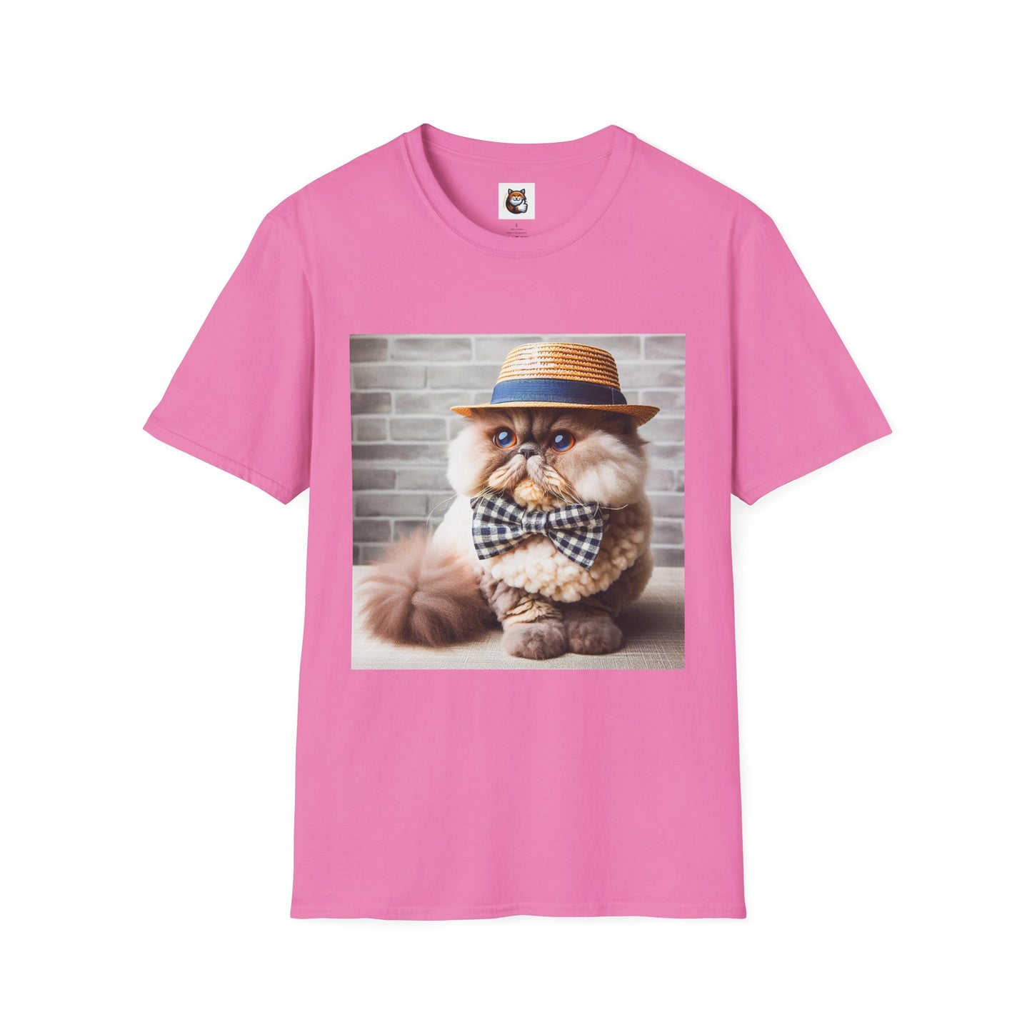Selkirk Rex Cat T-Shirt hat and bow tie