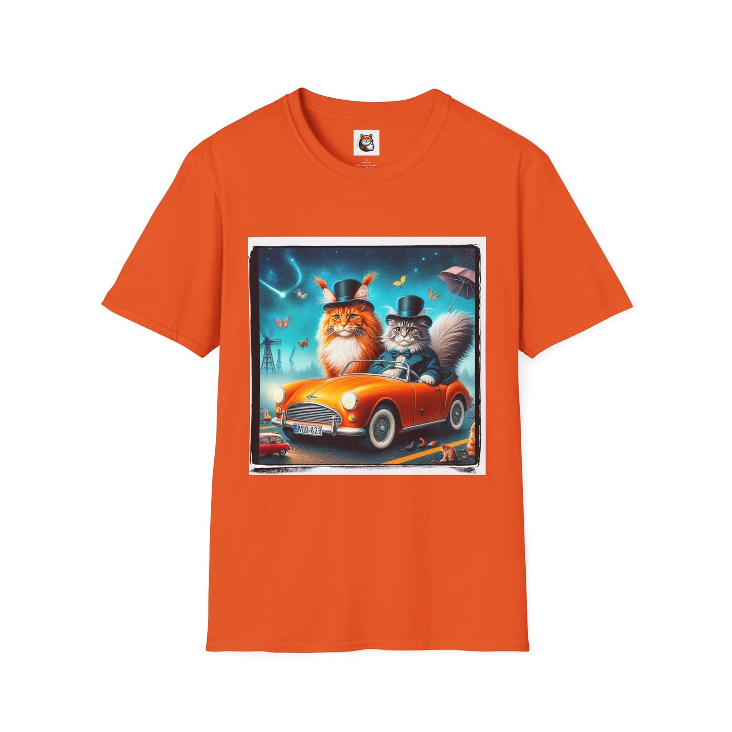 Wacky Maine Coon Unisex Softstyle T-Shirt