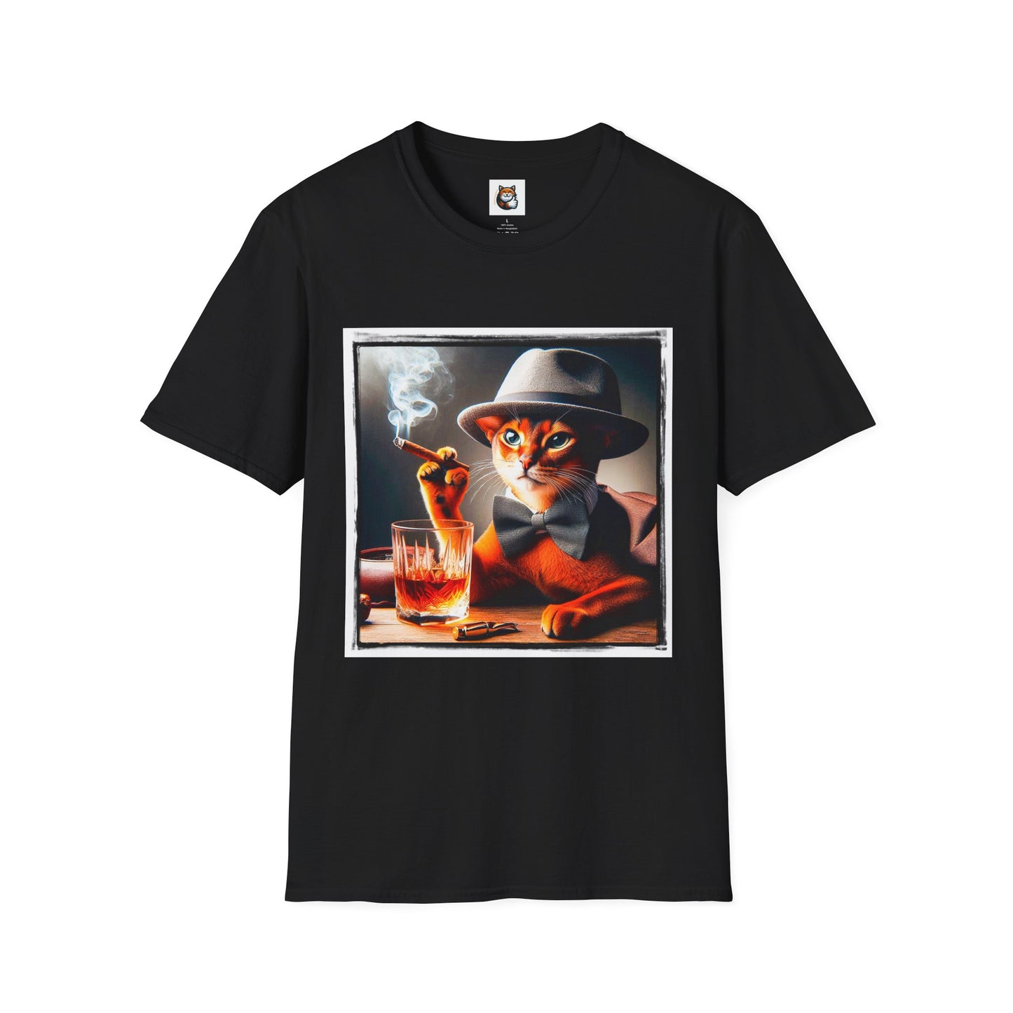 Abyssinian cigar smoking Softstyle T-Shirt