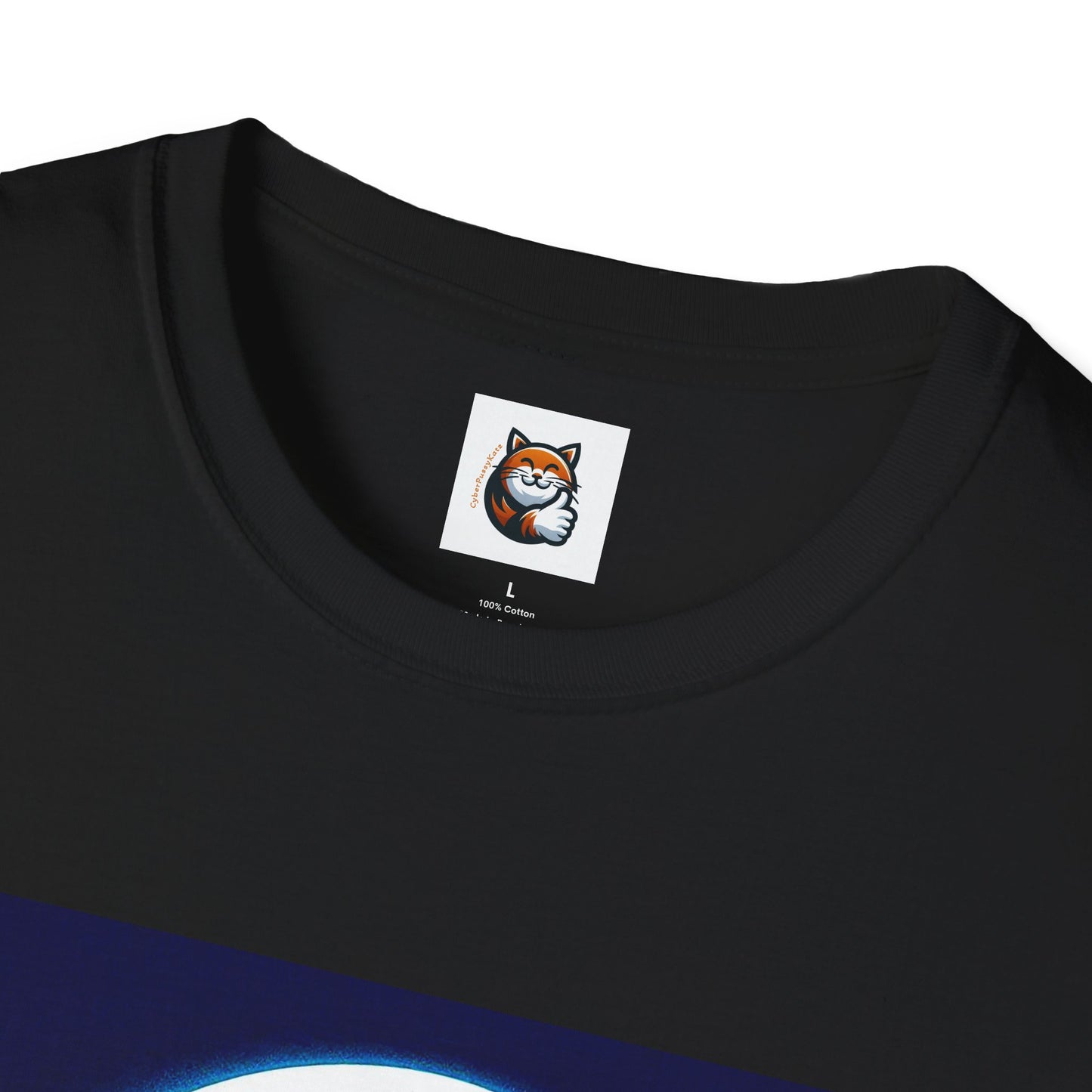 Russian Blue Cat Unisex Softstyle T-Shirt