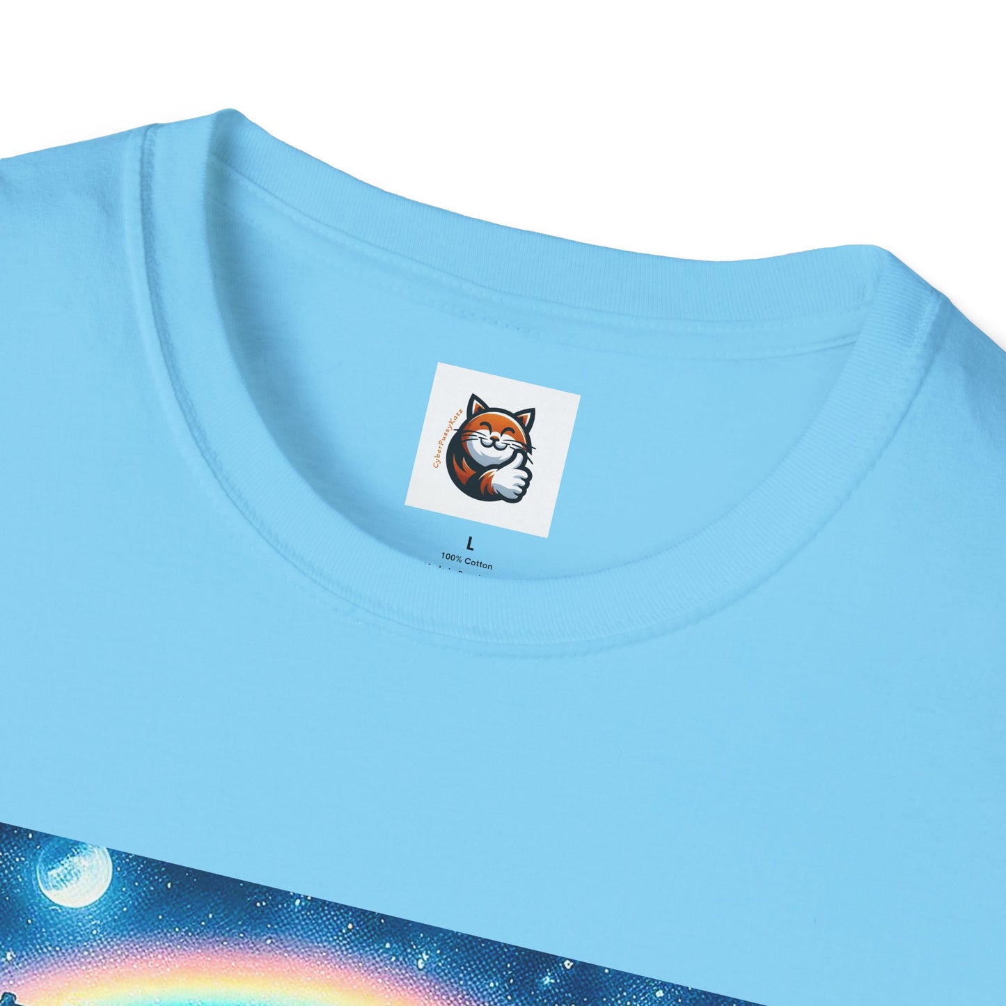 Russian Blue Cat Unisex Softstyle T-Shirt
