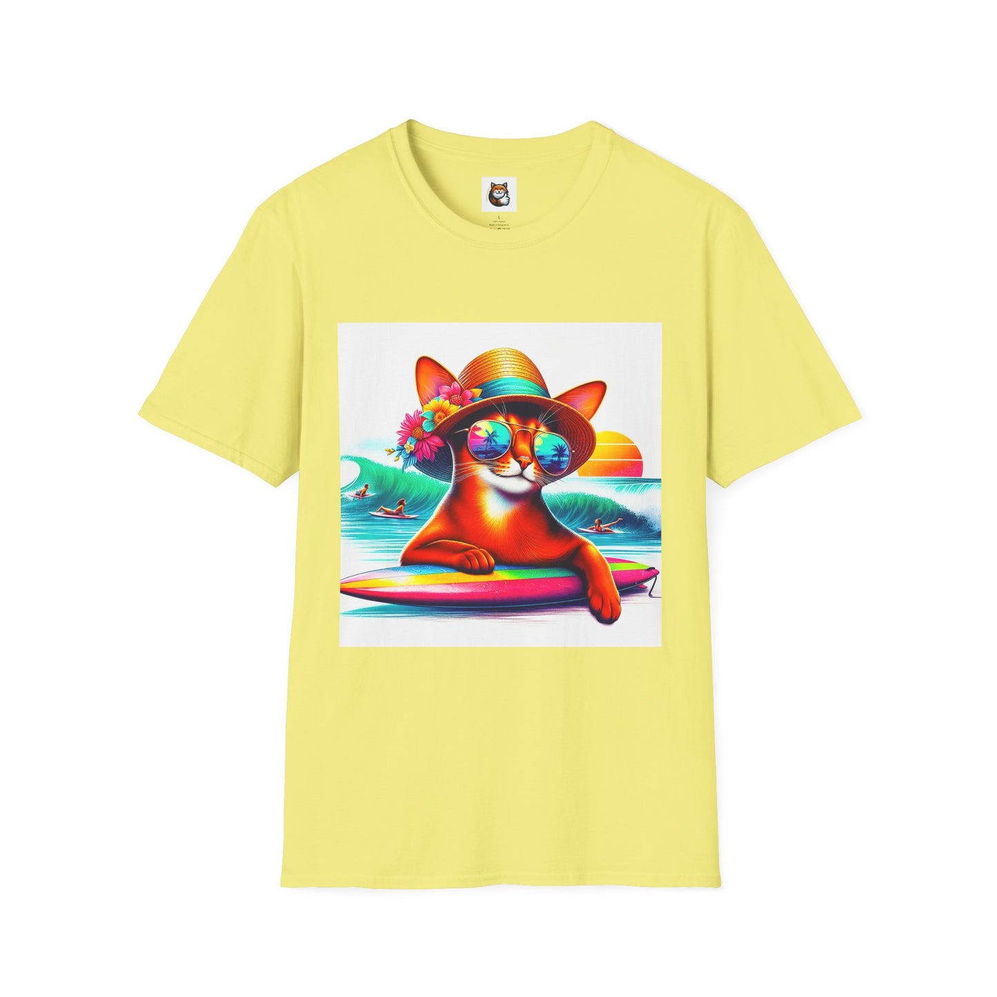 Abyssinian surfer Softstyle T-Shirt