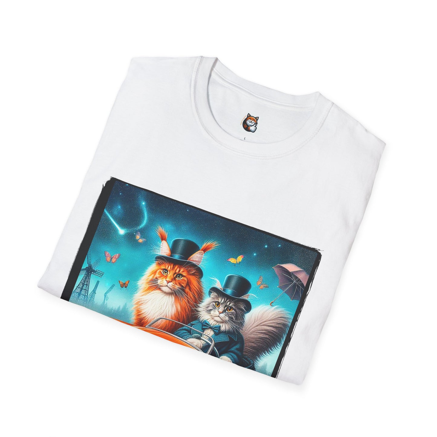 Wacky Maine Coon Unisex Softstyle T-Shirt