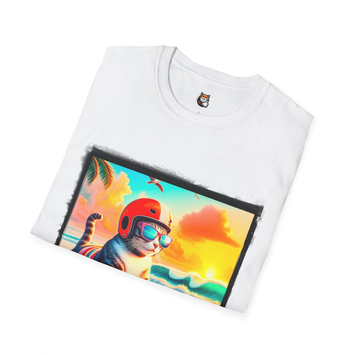 Domestic Cat Unisex Softstyle T-Shirt