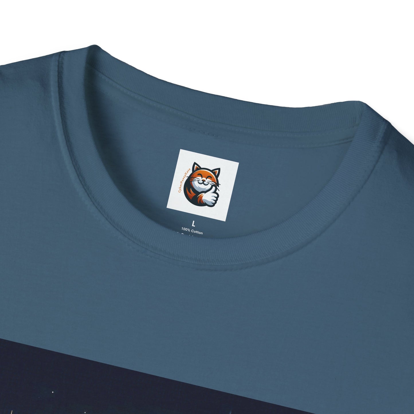 Wacky Domestic Cat Unisex Softstyle T-Shirt