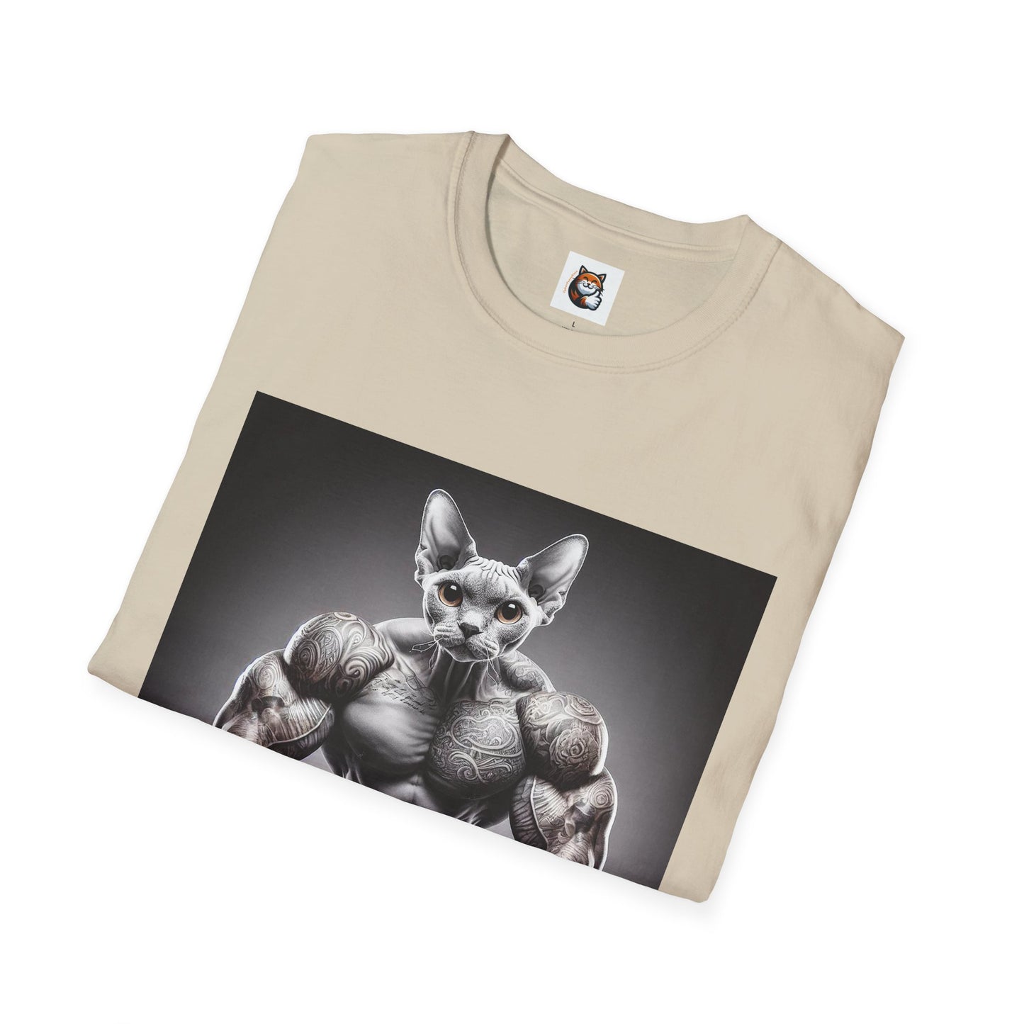 Devon Rex Cat Unisex Softstyle T-Shirt