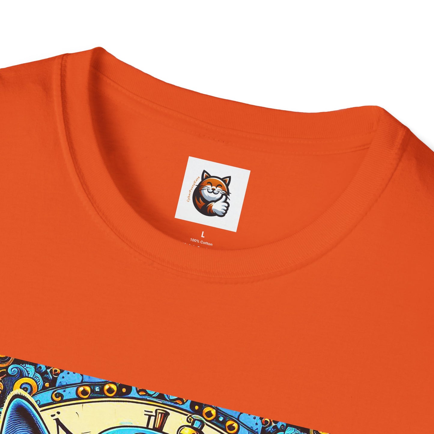 Russian Blue Cat steam punk T-Shirt
