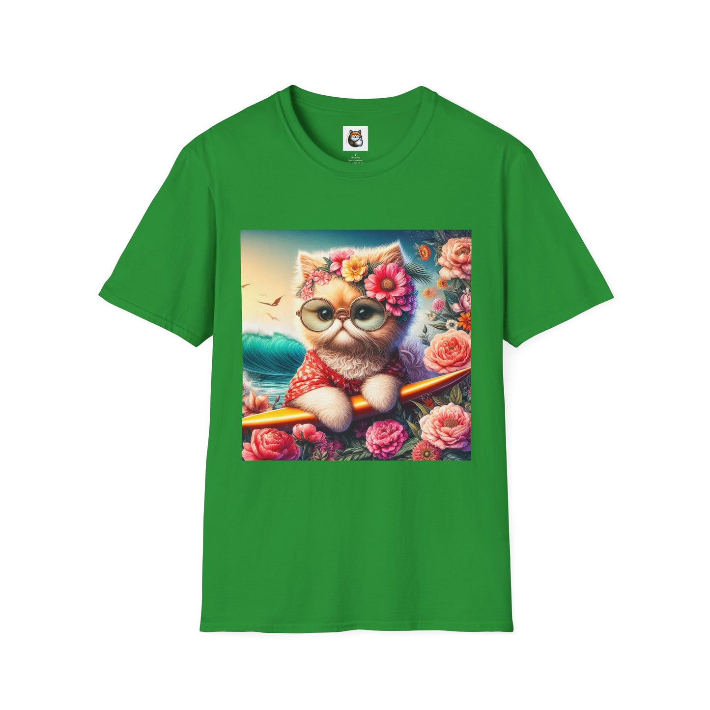 Selkirk Rex Cat T-Shirt beach babe