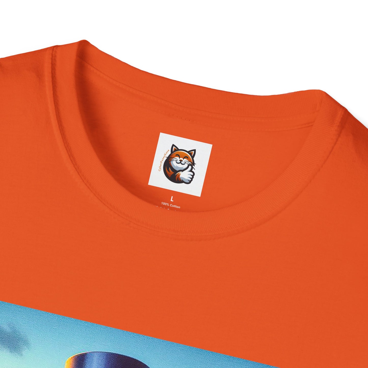 Russian Blue Cat driving couple  T-Shirt