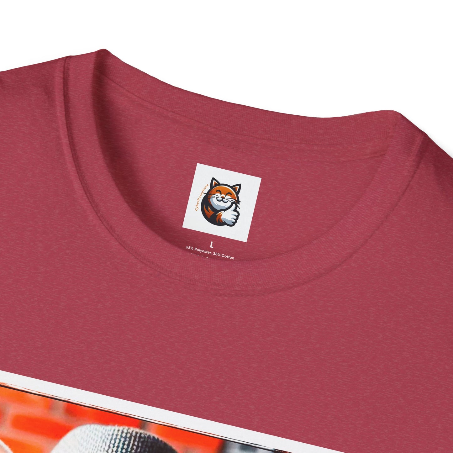 Devon Rex Cat hat and tie Softstyle T-Shirt