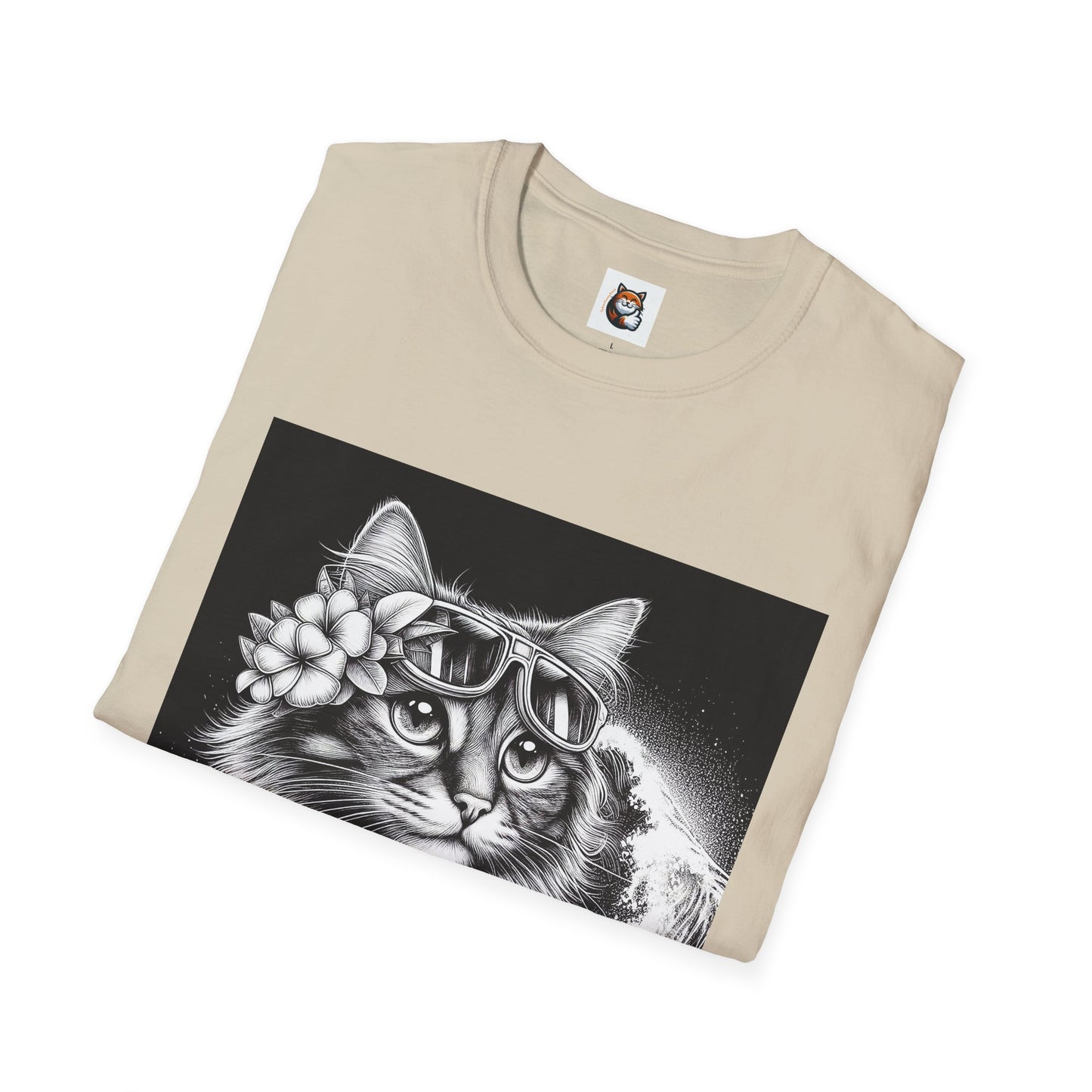 Domestic Cat black and white  T-Shirt