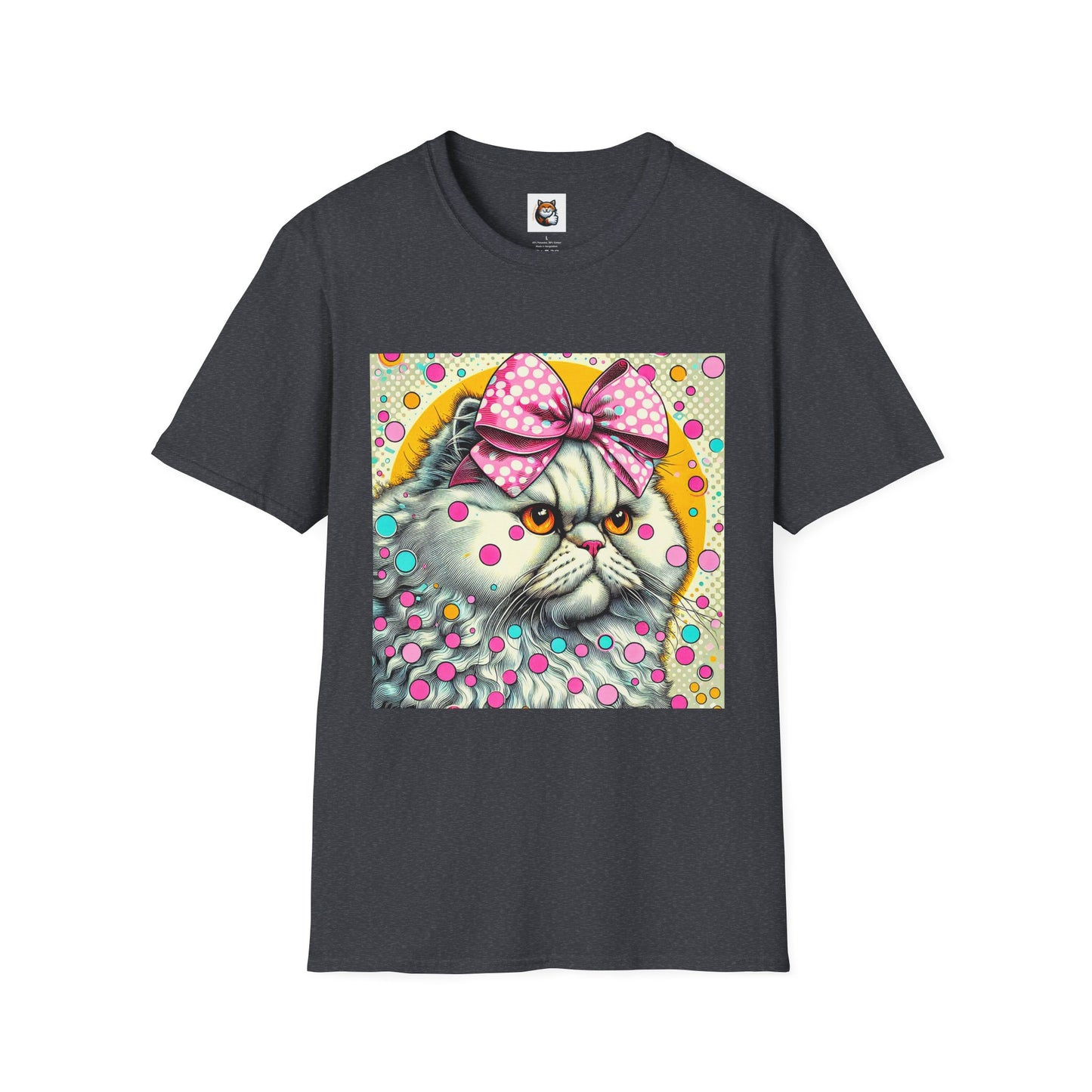 Selkirk Rex Cat T-Shirt angry princess