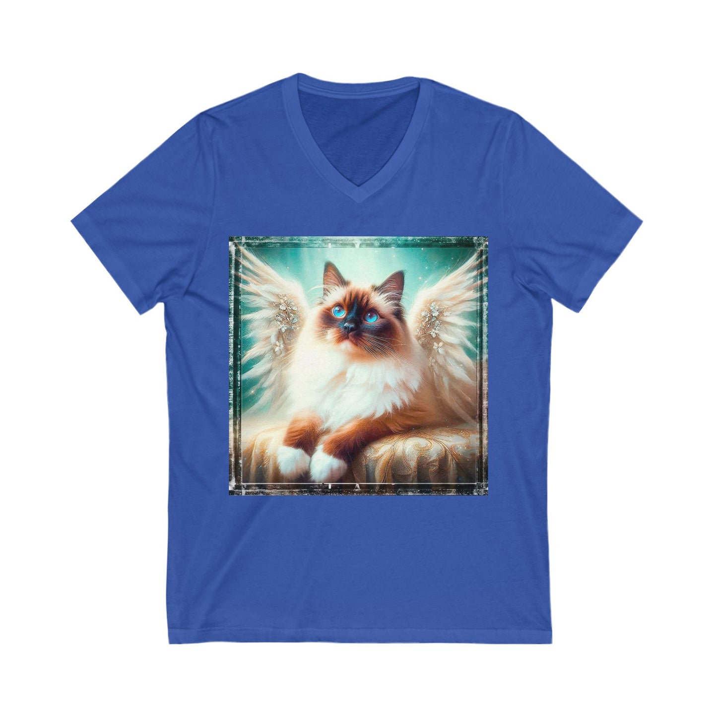Birman Unisex Jersey Short Sleeve V-Neck Tee
