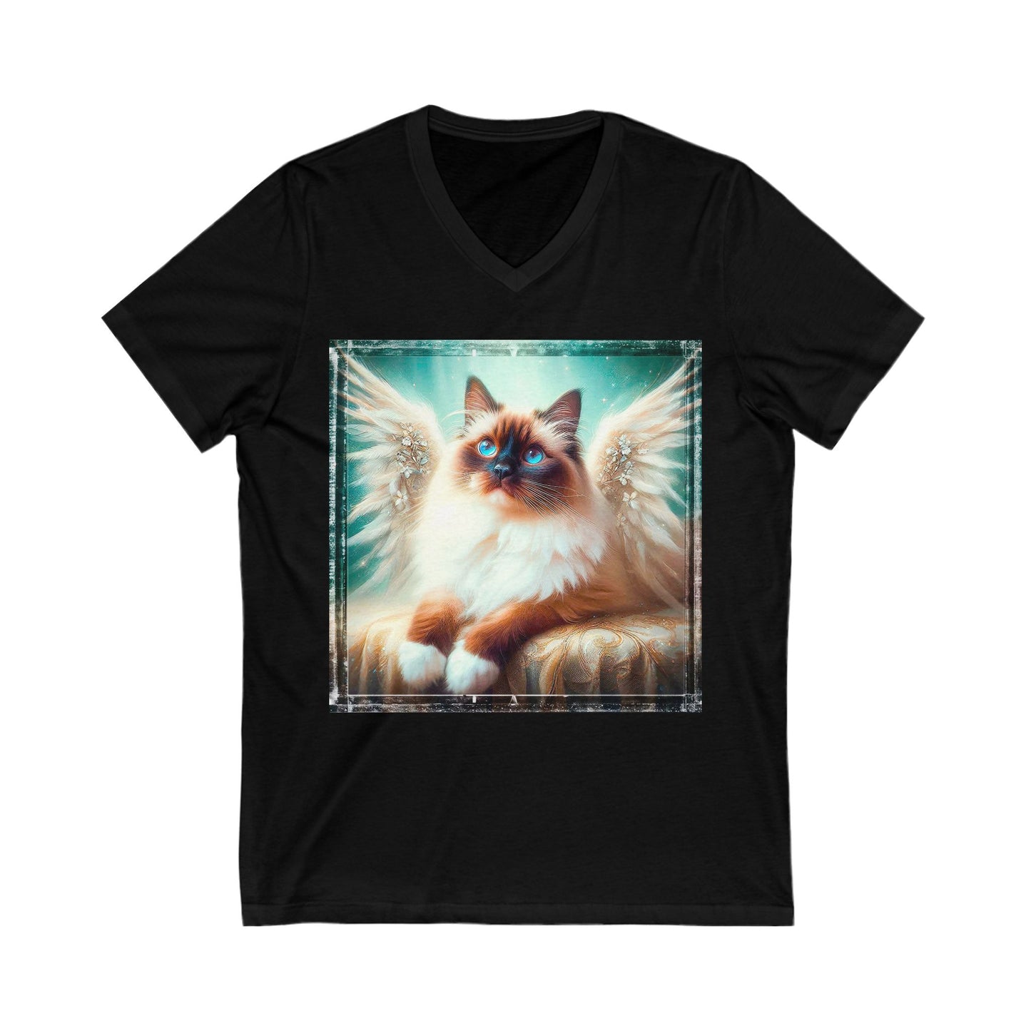 Birman Unisex Jersey Short Sleeve V-Neck Tee