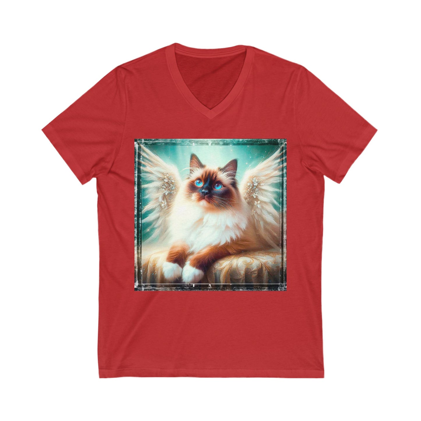 Birman Unisex Jersey Short Sleeve V-Neck Tee