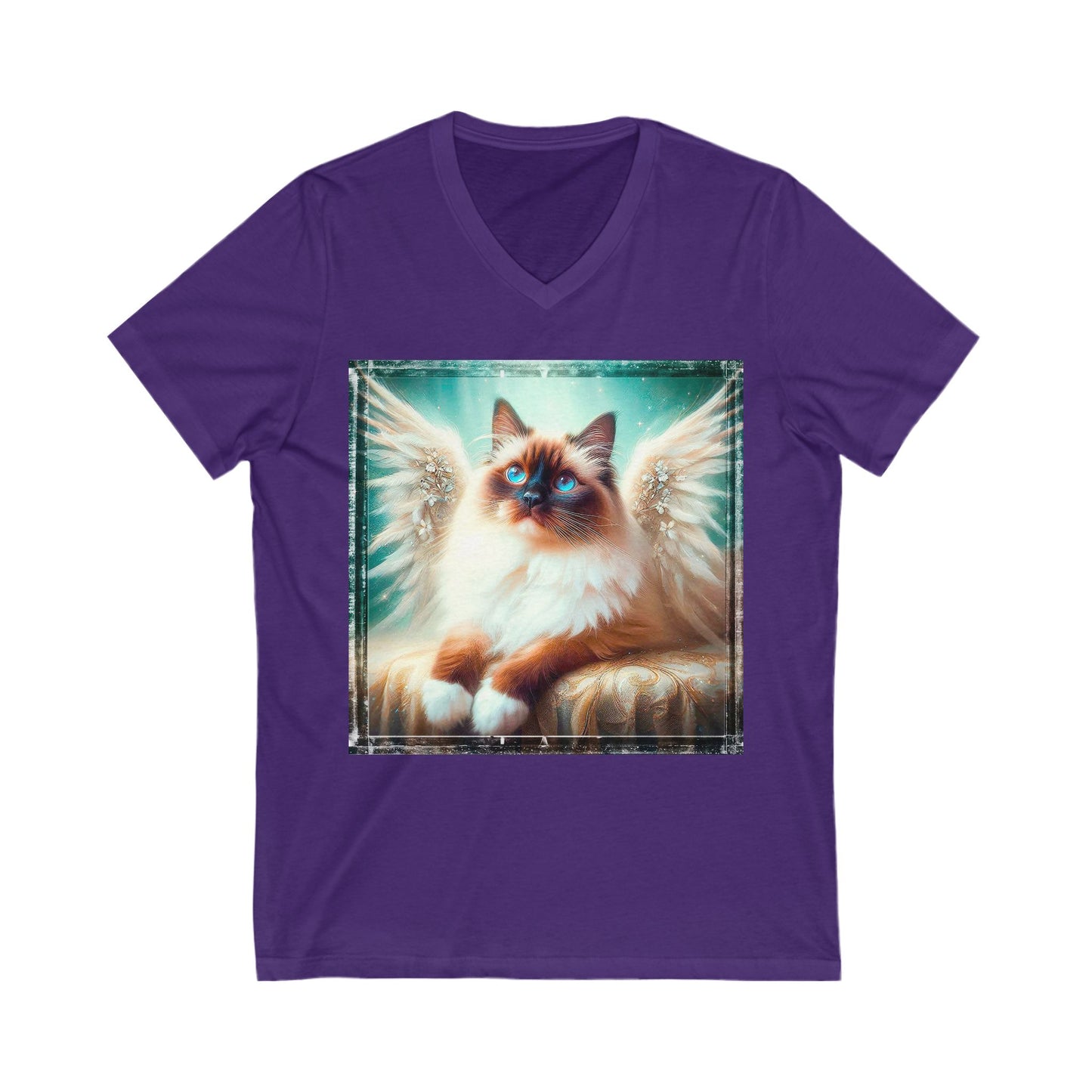 Birman Unisex Jersey Short Sleeve V-Neck Tee