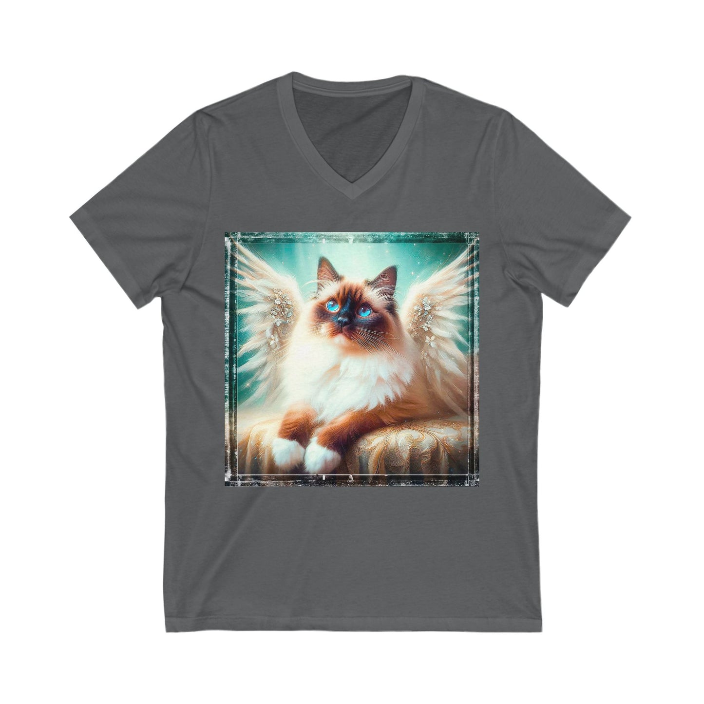 Birman Unisex Jersey Short Sleeve V-Neck Tee