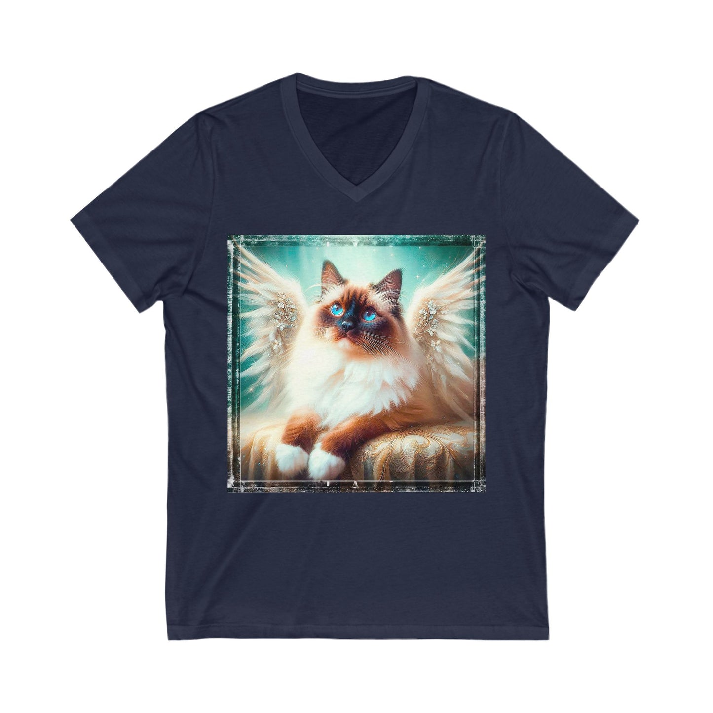Birman Unisex Jersey Short Sleeve V-Neck Tee