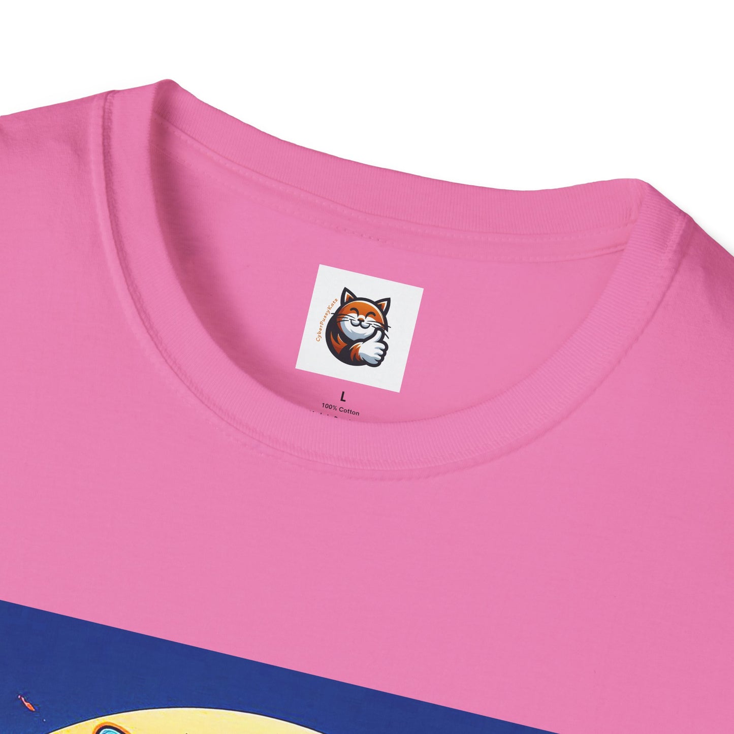 Russian Blue Cat Unisex Softstyle T-Shirt