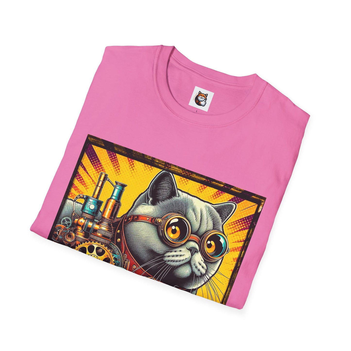 British Shorthair steam punk Softstyle T-Shirt