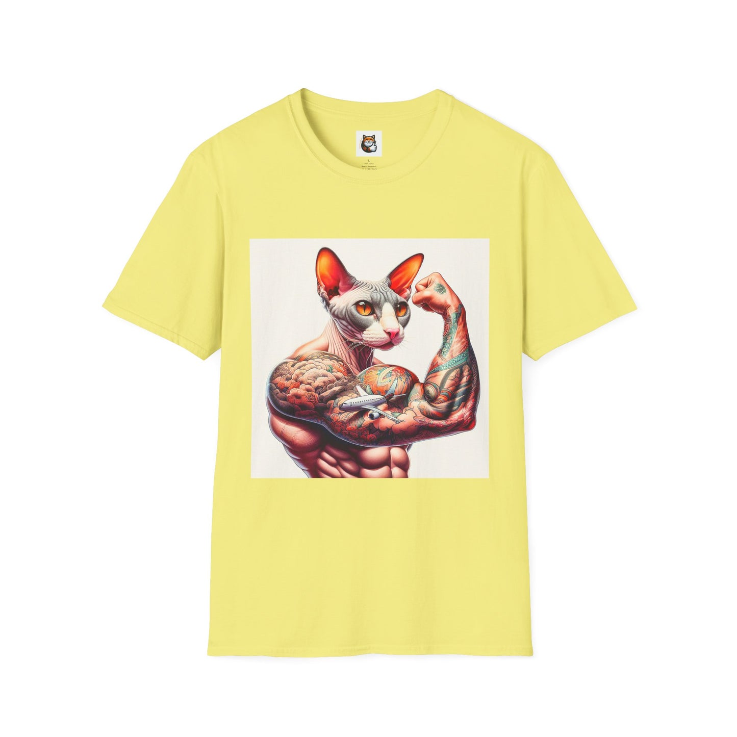 Cornish Rex Cat muscles  T-Shirt