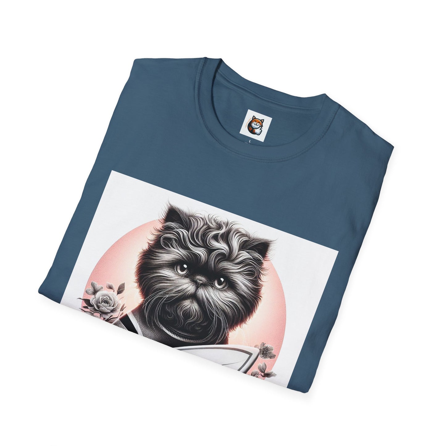 Selkirk Rex Cat T-Shirt fluffy surfer girl