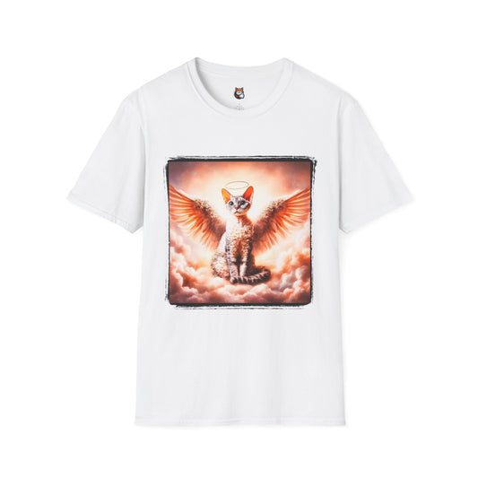 Devon Rex Cat pretty Angel Softstyle T-Shirt