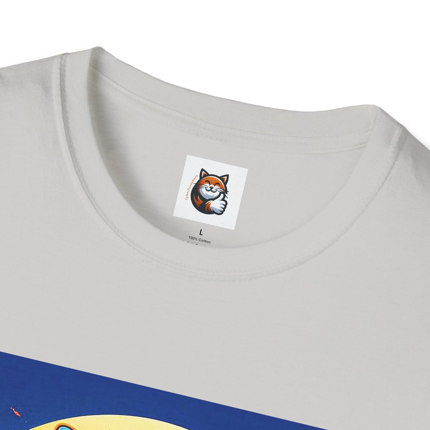 Russian Blue Cat Unisex Softstyle T-Shirt